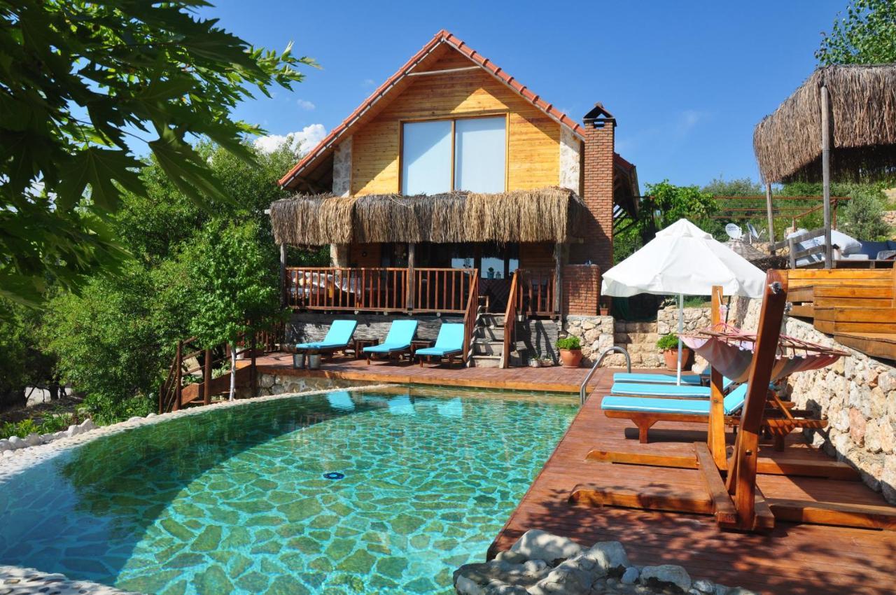 Ambar Evleri Villa Kalkan Buitenkant foto
