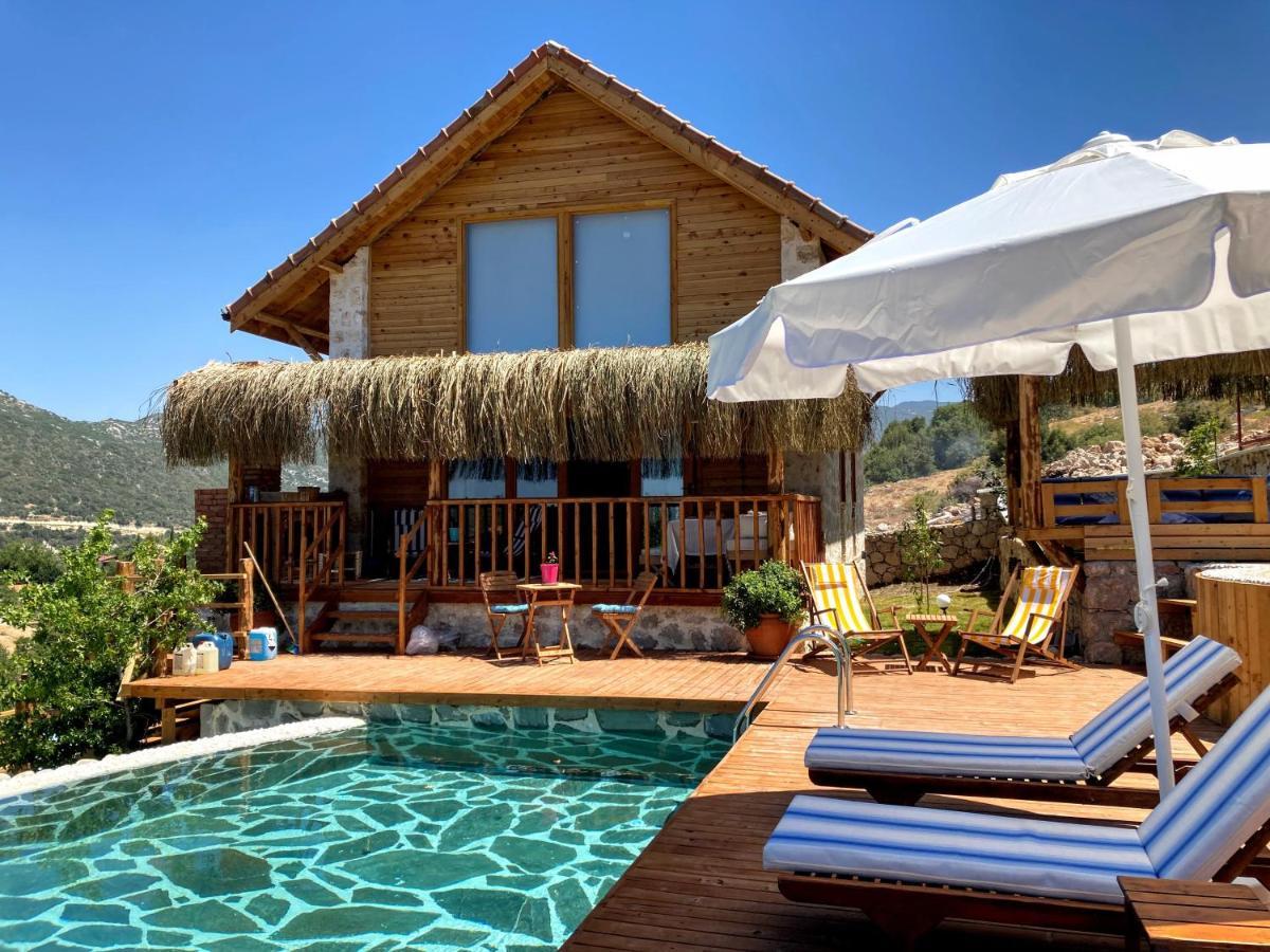 Ambar Evleri Villa Kalkan Buitenkant foto